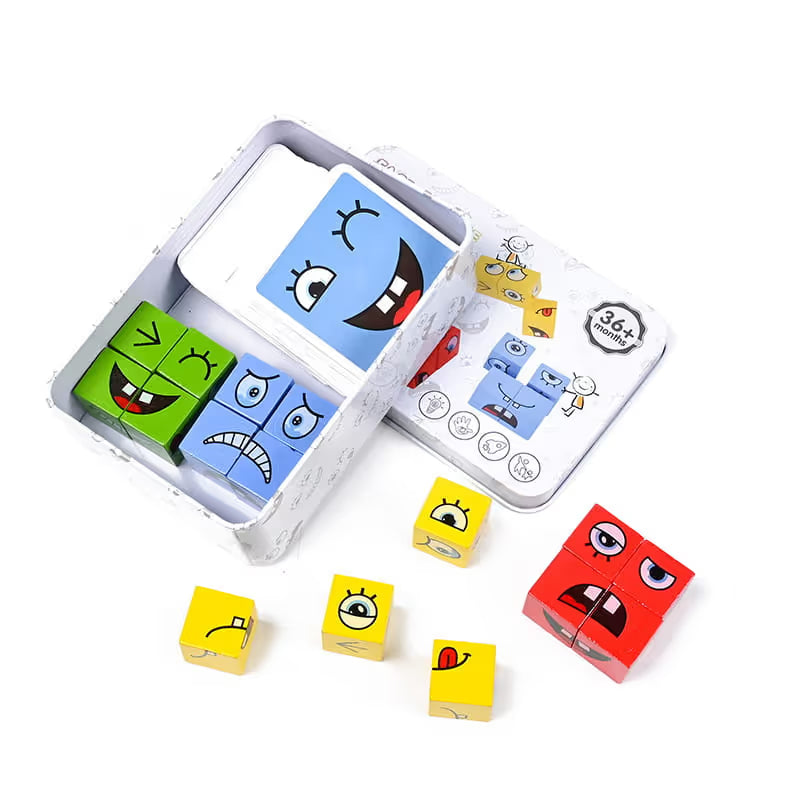🏆🔥Christmas Hot Sale 60% Off 🎁5D Puzzle Educational Faces Changing Family Game🧩