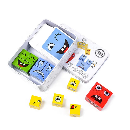 🏆🔥Christmas Hot Sale 60% Off 🎁5D Puzzle Educational Faces Changing Family Game🧩